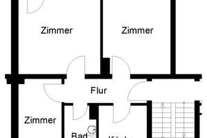 3-Zimmer-Wohnung mit Balkon! – Lilienthalstr. 14, 49080 Kalkhügel, Osnabrück – Vorschaubild 2