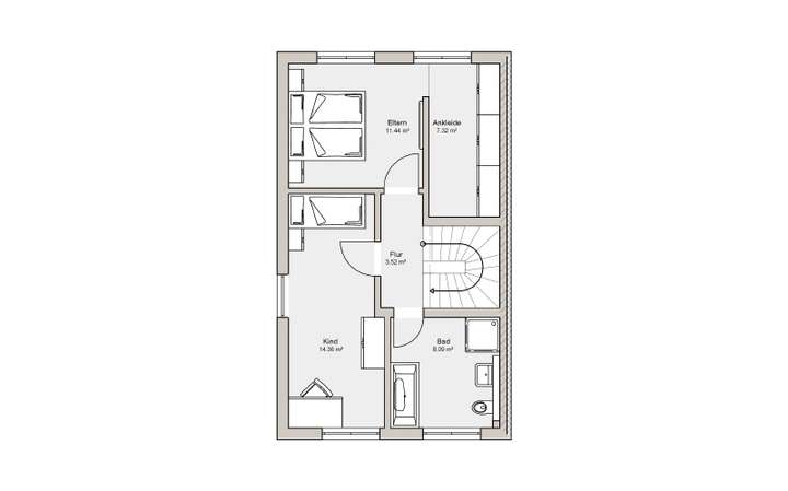 Grundriss Dachgeschoss