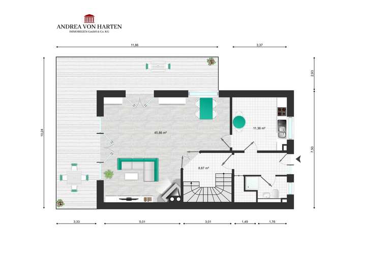 Grundriss Erdgeschoss