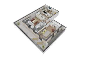 Attraktive 3,5 Zimmer-Wohnung im DG mit Dachterrasse und Aufzug