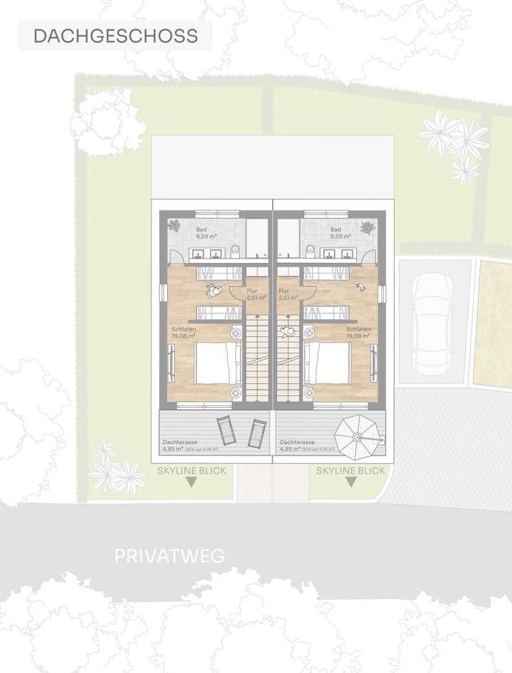 Grundriss Dachgeschoss