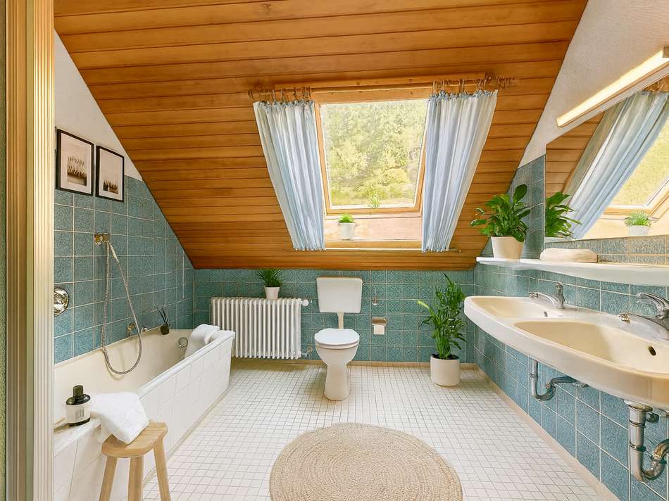 Badezimmer - Digitales Staging
