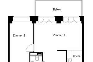 Sunny Living: Helle 2-Zimmer-Wohnung mit Balkon – provisionsfrei – Platz des 4. Juli 6, 14167 Lichterfelde, Berlin – Vorschaubild 10