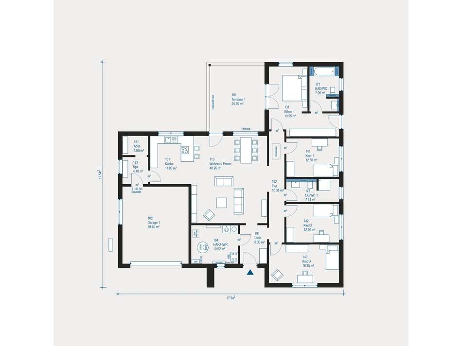 Modernes Einfamilienhaus