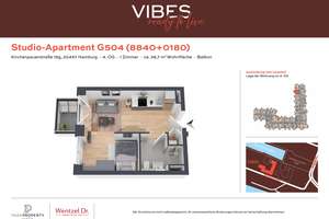 Wohnen am Wasser – Möblierte Neubauwohnung mit Balkon – Wentzel Dr. – Kirchenpauerstraße 15g, 20457 HafenCity, Hamburg – Vorschaubild 12