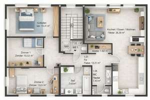 Wohntraum/Erstbezug: 4-Zimmer-Wohnung in Bonn-Plittersdorf – Gotenstr. 109, 53175 Plittersdorf, Bonn – Vorschaubild 5