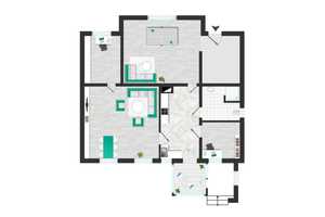 2 Häuser, 1 Preis: Bungalow von 2002 + teil-vermieteter Altbau u. großem Garten – Müritz (Kreis) – Vorschaubild 10
