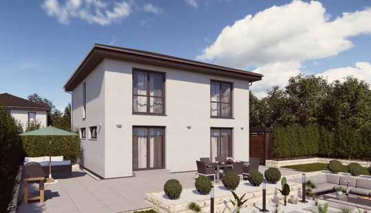 Bild von Massive Klimastein-Stadtvilla  von Einsteinhaus.