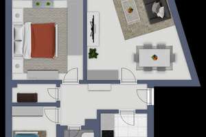 2,5 Zimmer-Wohnung mit Balkon und Tageslichtbad mit Wanne – Fregattenstr. 26, 23558 Buntekuh, Lübeck – Vorschaubild 25