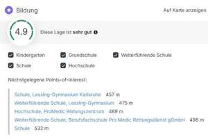 PROVISIONSFREI! Gepflegte 2-Zimmer-Wohnung · ca. 67 m² · Karlsruhe Innenstadt  - Weststadt – Kriegsstraße 179, 76135 Weststadt, Karlsruhe – Vorschaubild 13