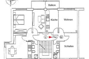 Helle 2-Zimmer mit Balkon, EBK, Laminat in Wahren – 4159 Wahren, Leipzig – Vorschaubild 17