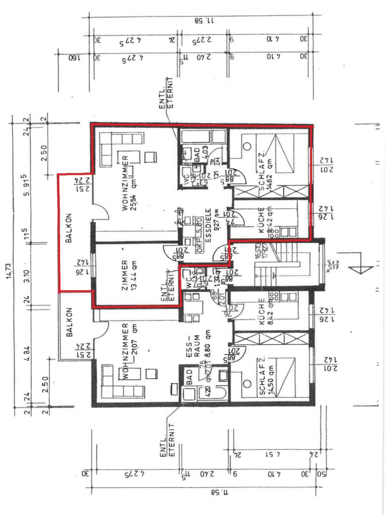 3 ZKB-ETW mit Westbalkon und TG in begehrter Lage in Kassel