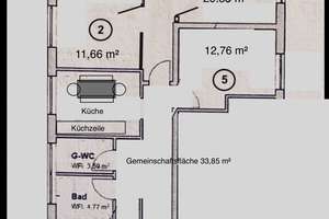 ZIMMER in netter 5er WG in OS-Wüste zu vermieten - 20,33 m² – Blumenhallerweg 61A, 49080 Kalkhügel, Osnabrück – Vorschaubild 11