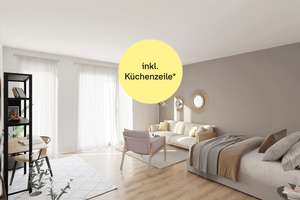 Helle barrierefreie Wohnung mit Balkon im Dachgeschoss