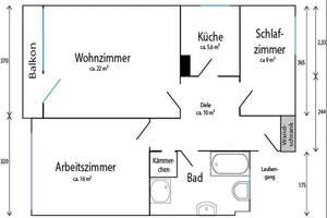 Moderne 3,5-Zimmer-Wohnung mit Balkon und Aufzug in begehrter Lage von Essen-Rellinghausen – Die vollständige Adresse der Immobilie erhältst du vom Anbieter., 45134 Rellinghausen, Essen – Vorschaubild 7