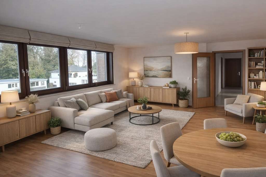 Immobilie in Buchholz in der Nordheide - Käuferprovisionsfrei!
Großzügige Eigentumswohnung in attraktiver, zentraler 
Wohnlage - Bild 3