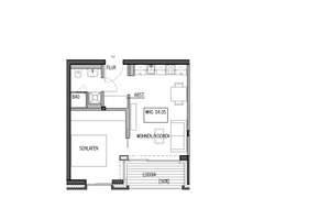 Stadtblick in der Hafencity- attraktives Apartment mit gemütlicher Loggia – Uferstraße 90, 26135 Osternburg, Oldenburg (Oldenburg) – Vorschaubild 7