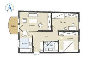 AUF DER SUCHE NACH EINER NEUEN MÖGLICHKEIT? // 3-Raum-Wohnung mit West-Balkon – Die vollständige Adresse der Immobilie erhältst du vom Anbieter., 4328 Paunsdorf, Leipzig – Vorschaubild 21