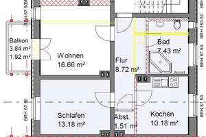 2-Raum Wohnung in guter Lage – Boquet-Graseweg 100, 39128 Nordwest, Magdeburg – Vorschaubild 2