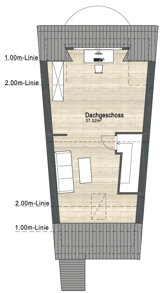 Grundriss Dachgeschoss