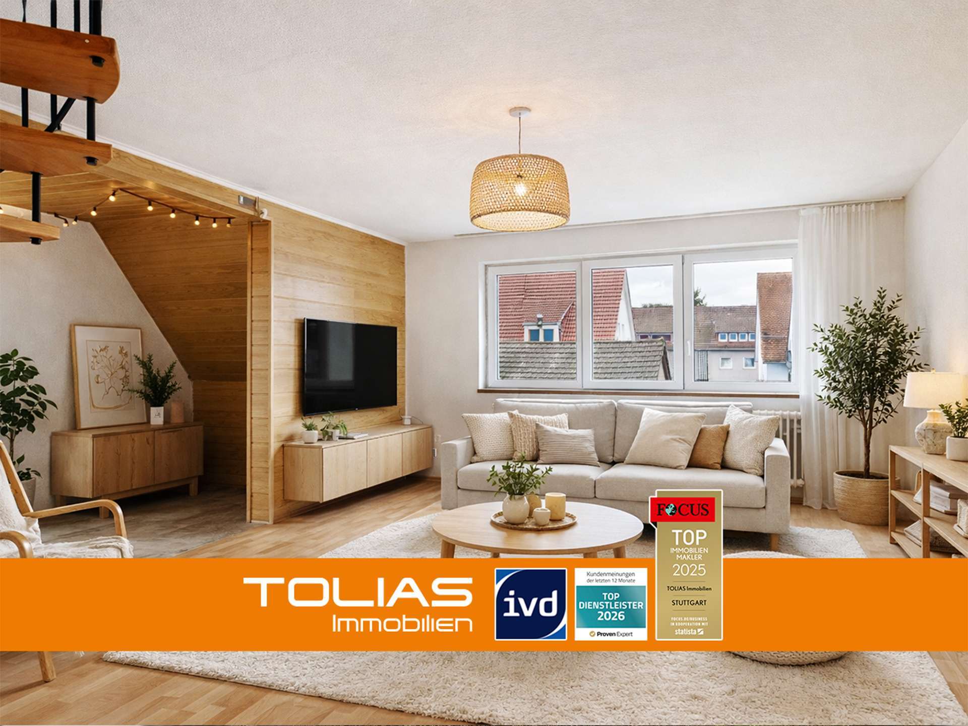 Aus Raum wird Möglichkeit - 4 Zimmer in Ludwigsburg für alle mit eigenen Wohnideen, Ludwigsburg Kreis – Bild 1