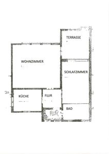 Souterrain Wohnung mit Terrasse in Schweinheim