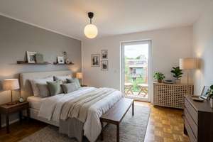 Oberkassel | 2-Zimmer-Wohnung mit zwei Balkonen und zusätzlicher Nutzfläche – ideal für Homeoffice – Die vollständige Adresse der Immobilie erhältst du vom Anbieter., 40547 Niederkassel, Düsseldorf – Vorschaubild 3