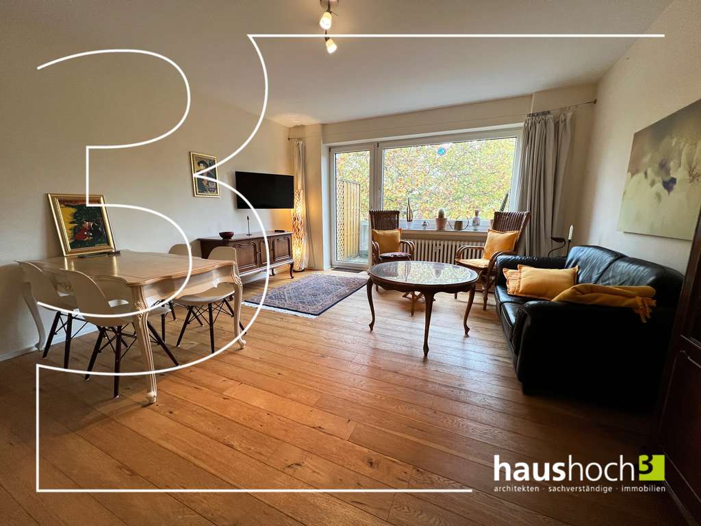 Top sanierte 2 Zi.-Wohnung mit Balkon & Loggia inkl. Möblierung!