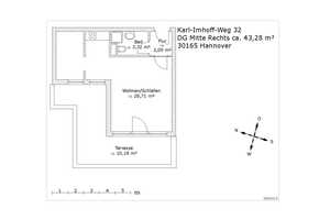 Ideal für Singles - helle 1,5 Zimmer-Wohnung in Hannover -Vahrenwald. – Karl-Imhoff-Weg 32, 30165 Hannover – Vorschaubild 11