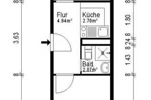 Renovierte WG-geeignete 2 Zi.-Whg., Balkon, ruhig und grün, mitten im historischen Ortskern von Riem – München – Vorschaubild 23