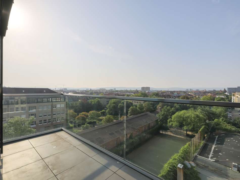 Aufstockung Balkon mit Fernbli