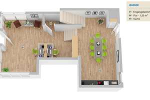 Außergewöhnliche Maisonette in Stuttgart-Süd, hochwertig saniert, separater Eingang + Stellplatz – Die vollständige Adresse der Immobilie erhältst du vom Anbieter., 70178 Karlshöhe, Stuttgart – Vorschaubild 15
