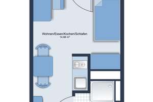 Perfekt für Anleger: Pflegeleichtes Studentenapartment mit Perspektive – Die vollständige Adresse der Immobilie erhältst du vom Anbieter., 81549 Balanstraße-West, München – Vorschaubild 11