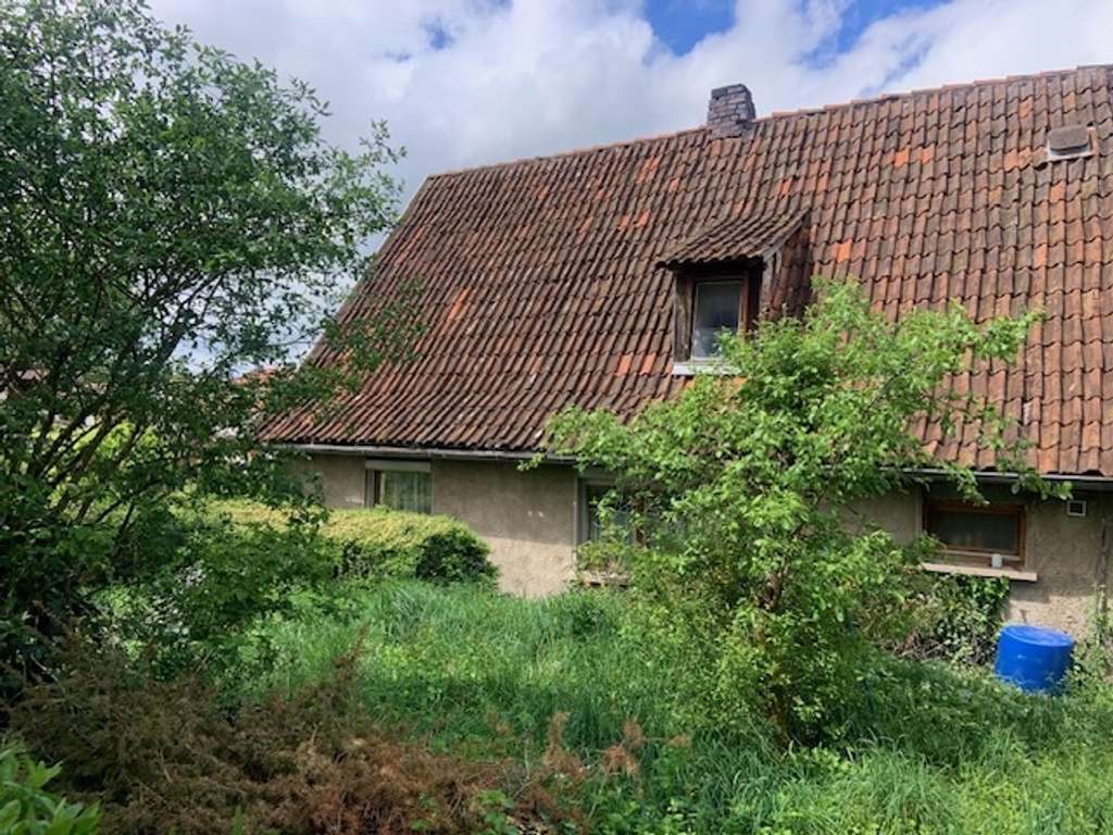 Immobilie in Heldburg - Hellingen - zauberhaftes Bauernhaus
renovierungsbedürftig mit großem Grundstück - Bild 1