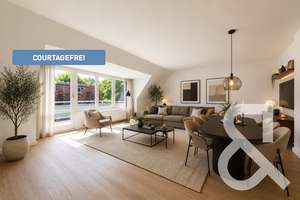Lichtdurchflutete Maisonette mit Südbalkon im grünen Hamburg-Rissen