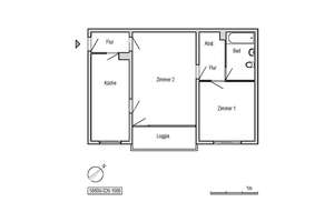 Helle 2-Zimmer-Wohnung nahe Gropiusstadtpassagen – Lipschitzallee 40, 12353 Gropiusstadt, Berlin – Vorschaubild 4