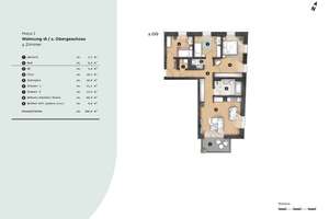 4-Zimmer-Wohnung in Lübeck in ruhiger, zentraler Lage, Erstbezug im Neubau  – 23558 Sankt Lorenz Süd, Lübeck – Vorschaubild 11