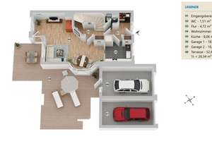 Gepflegtes Reihenendhaus mit Pool, Sauna und zwei Garagen – Die vollständige Adresse der Immobilie erhältst du vom Anbieter., 81739 Waldperlach, München – Vorschaubild 26