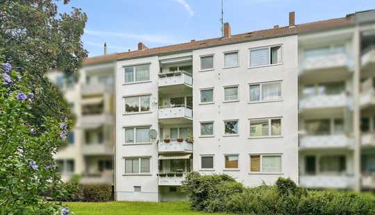 Bild von Gepflegtes Mehrfamilienhaus mit 12 Wohnungen und acht Loggien im Sahlkamp von Hannover