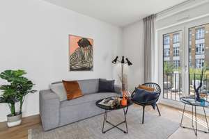 Stilvolles Stadtleben: Neubau 3-Zimmer-Wohnung mit Balkon und exklusiver Einbauküche – Friedenauer Höhe 11, 12159 Friedenau, Berlin – Vorschaubild 4
