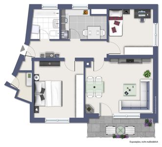 5,58% Rendite + feste Mieter, 3ZIKB + Garage
