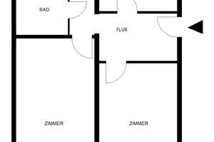 Bezugsfertige 3-Raum-Wohnung im Rosengarten – Thomas-Müntzer-Str. 1, 6484 Quedlinburg – Vorschaubild 2