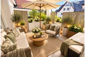 4-ZKB-Dachterrassenwohnung mit zwei Terrassen, zwei Garagen und Stellplatz direkt am Park – 86825 Bad Wörishofen – Vorschaubild 17