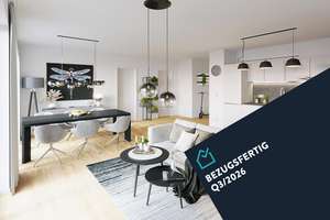 Schön geschnittene 2-Zimmer-Wohnung mit Balkon in Südausrichtung