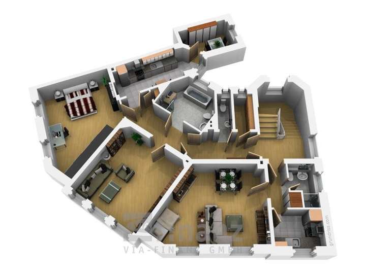 Grundriss 1 Obergeschoss