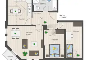 !! Nachmieter gesucht !! Moderne 3 Raum DG-Whg. mit Balkon, Aufzug und tollem Bad in C-Bernsdorf – Stadlerstraße 13, 9126 Chemnitz – Vorschaubild 30
