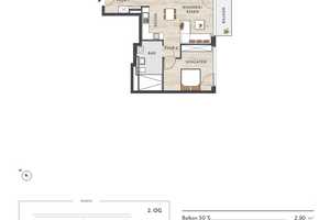 Ein Platz zum Auftanken - Bezug ab Sommer 25 / Großzügige 2-Zi.-Wohnung + Balkon / AQA Zollhafen Mz – An den Rheinwiesen / Rotterdamer Platz -, 55120 Mainz – Vorschaubild 19