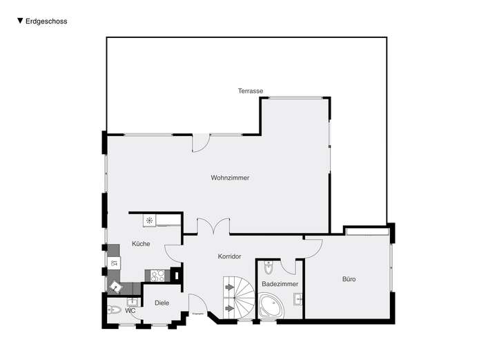 Grundriss EG Hattersheim Freiä
