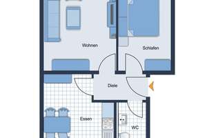 Oberster Balkon, Abendsonne, Parkett: ruhige 2-Zimmer-Wohnung in Oberhausen nahe der Wertach – Die vollständige Adresse der Immobilie erhältst du vom Anbieter., 86154 Oberhausen-Nord, Augsburg – Vorschaubild 13
