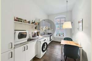 Top-Lage (Teutoburger Platz): Bezugsfreie und großzügige 1-Zimmer-Altbauwohnung mit Wohnküche – Die vollständige Adresse der Immobilie erhältst du vom Anbieter., 10119 Prenzlauer Berg, Berlin – Vorschaubild 4